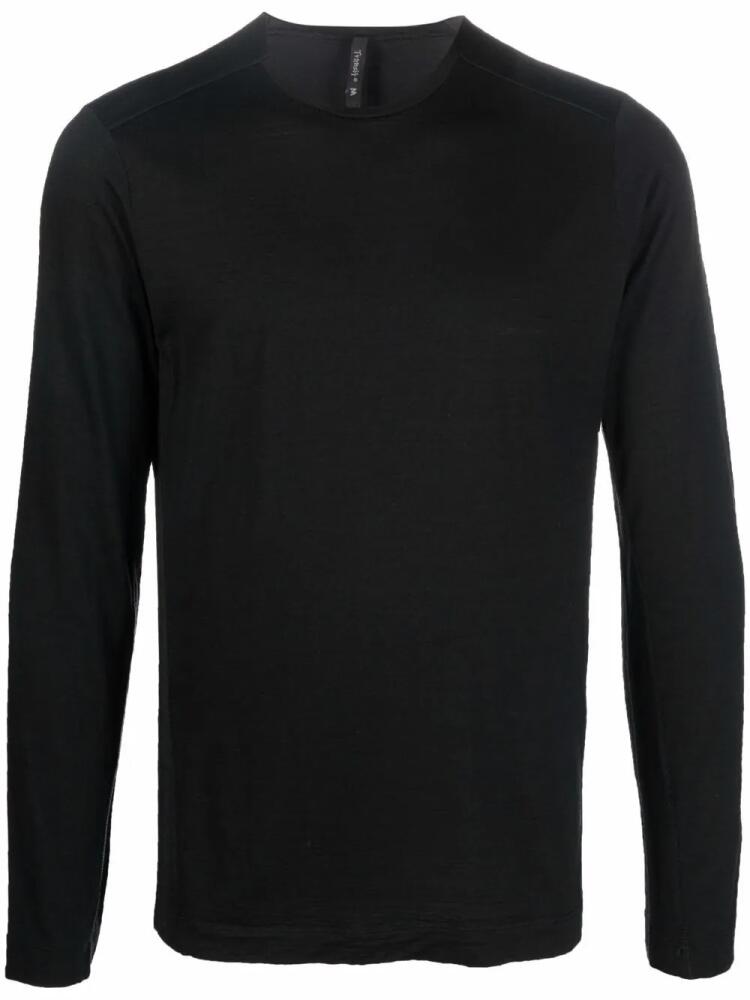 Transit long-sleeve cotton T-shirt - Black Cover