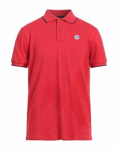 North Sails Man Polo shirt Red Cotton Cover