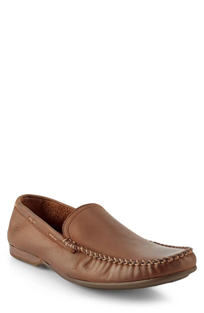 Frye Lewis Venetian Driving Loafer in Tan Cover