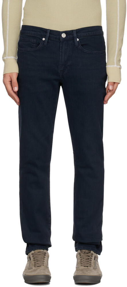 FRAME Navy 'L'Homme Skinny' Jeans Cover