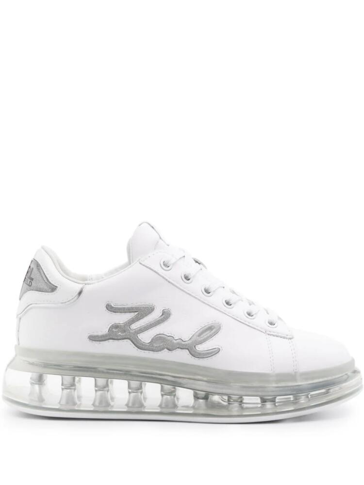 Karl Lagerfeld Kapri Kushion leather sneakers - White Cover