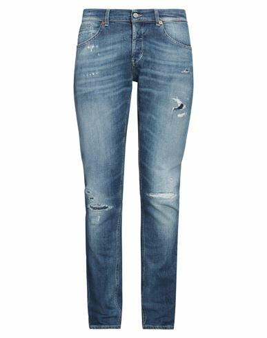 Dondup Man Jeans Blue Organic cotton, Recycled elastane Cover