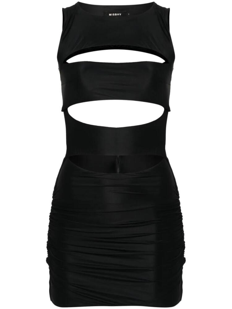 MISBHV cut-out mini dress - Black Cover