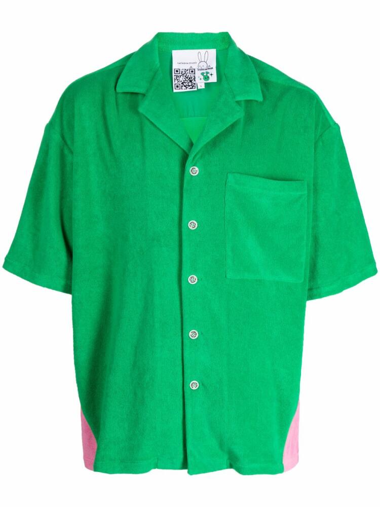 Natasha Zinko Terry Bunny cotton shirt - Green Cover