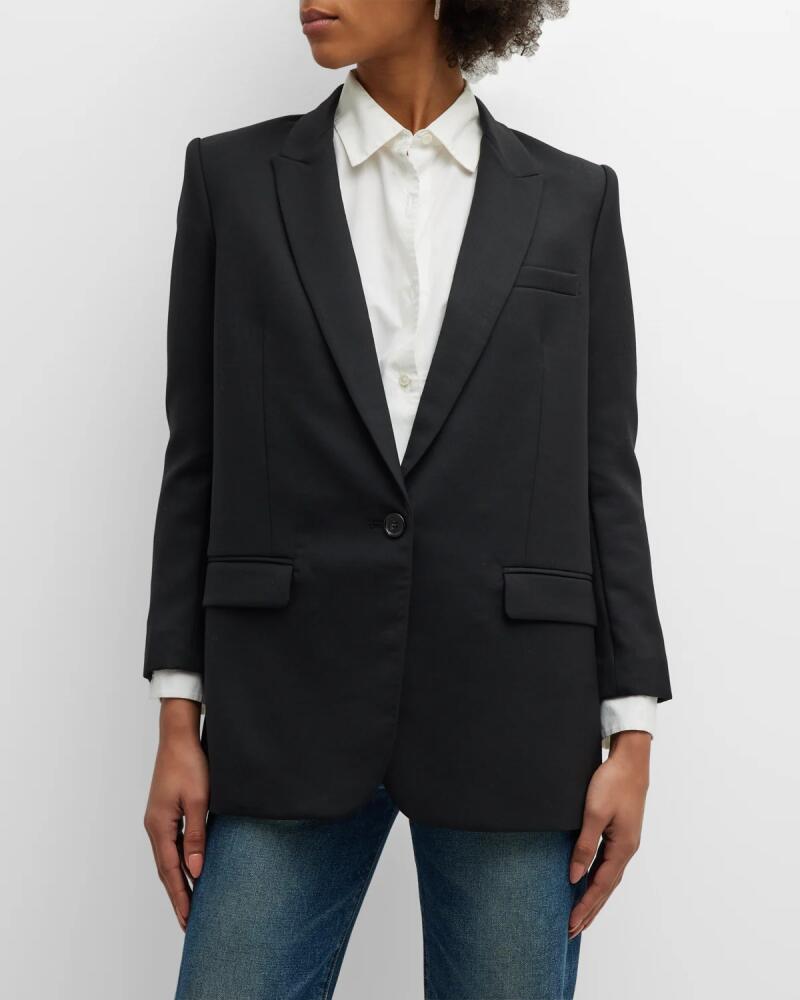 Nili Lotan Diane Single-Breasted Blazer Jacket Cover