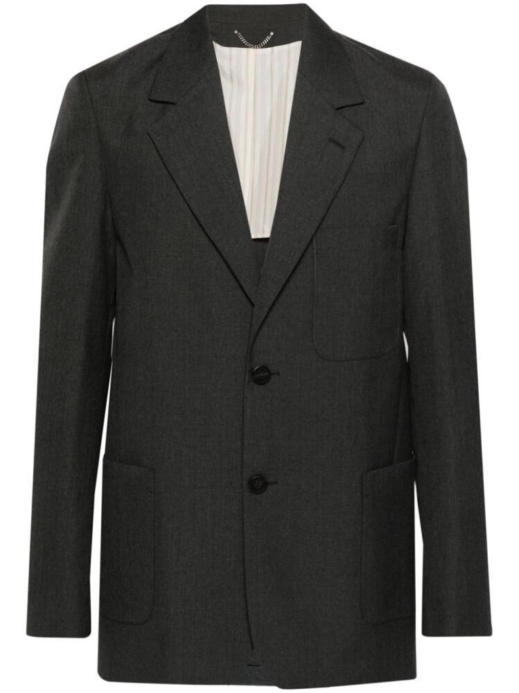 Golden Goose single-breasted virgin wool blazer - Grey Cover