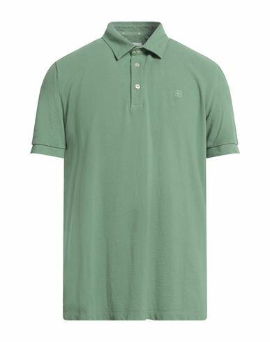 Ballantyne Man Polo shirt Green Cotton Cover