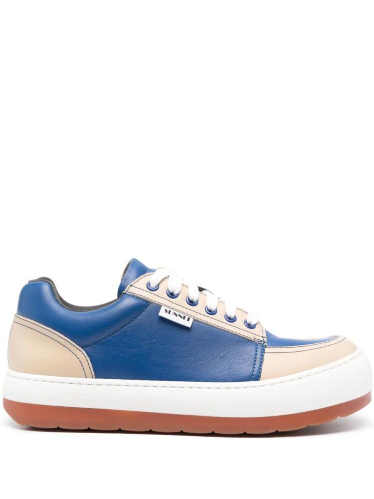 Sunnei Dreamy panelled sneakers - Blue Cover