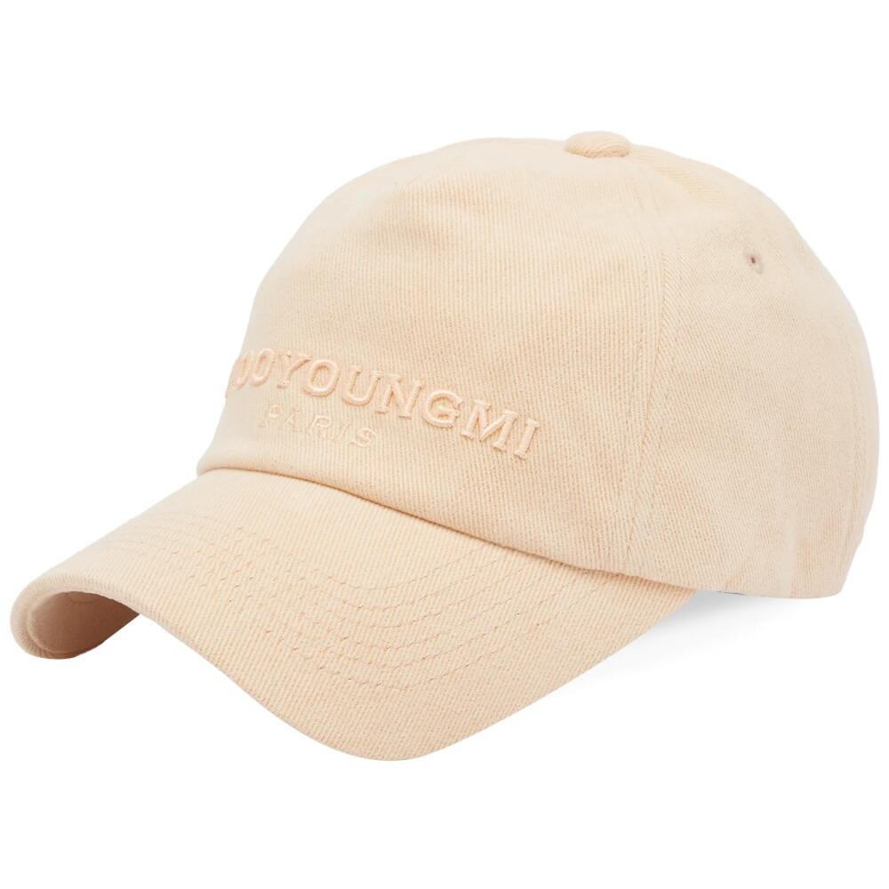 Wooyoungmi Men's Logo Embroidered Cap in Salmon Cover