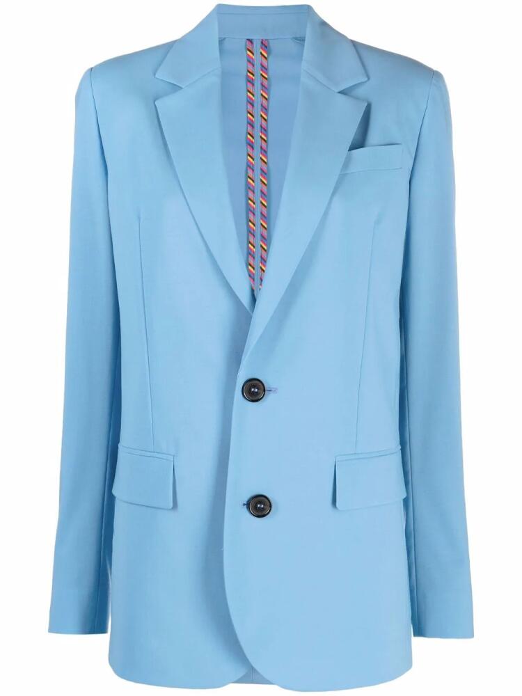 DSQUARED2 single-breasted button-front blazer - Blue Cover