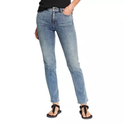 Eddie Bauer Women's Revival High-Rise Slim Straight Jeans Cover