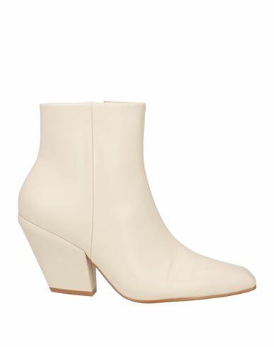 Carrano Woman Ankle boots Ivory Leather Cover