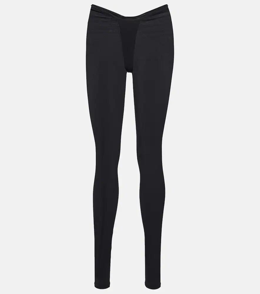 LaQuan Smith Low-rise leggings Cover