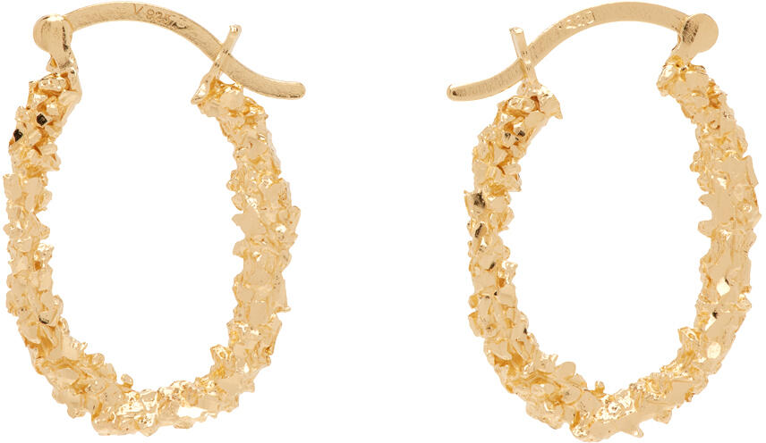 Veneda Carter Gold VC037 Small Closed Hoop Earrings Cover