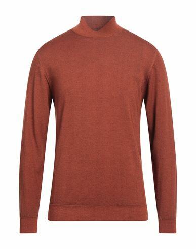 Daniele Fiesoli Man Turtleneck Tan Virgin Wool Cover