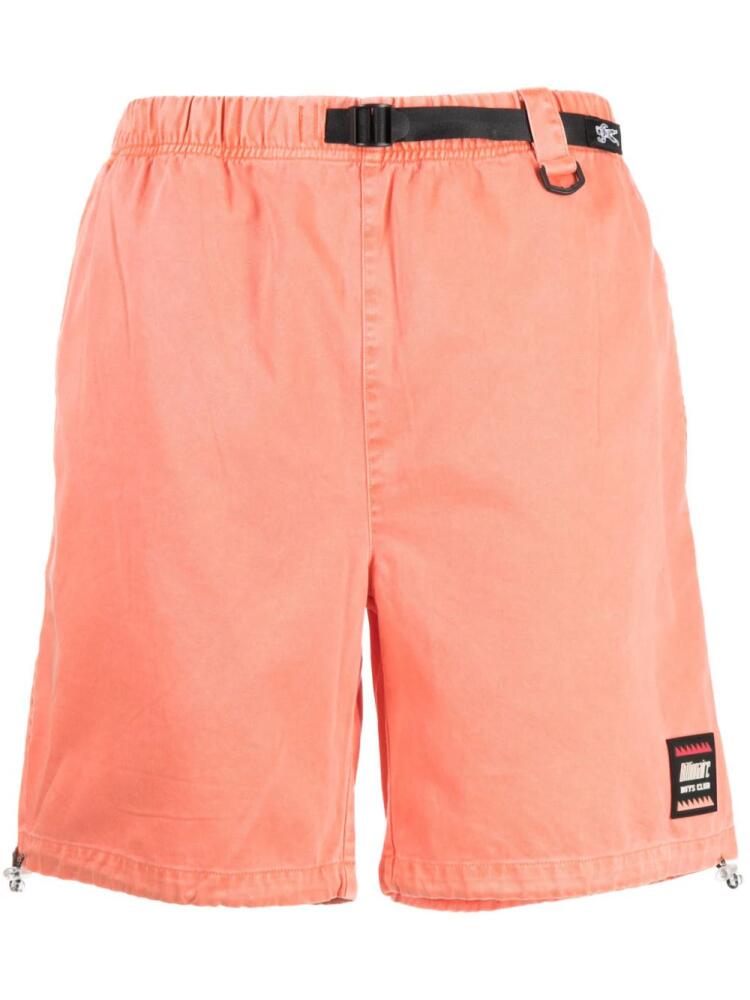 Billionaire Boys Club logo-appliqué drawstring-hem shorts - Orange Cover