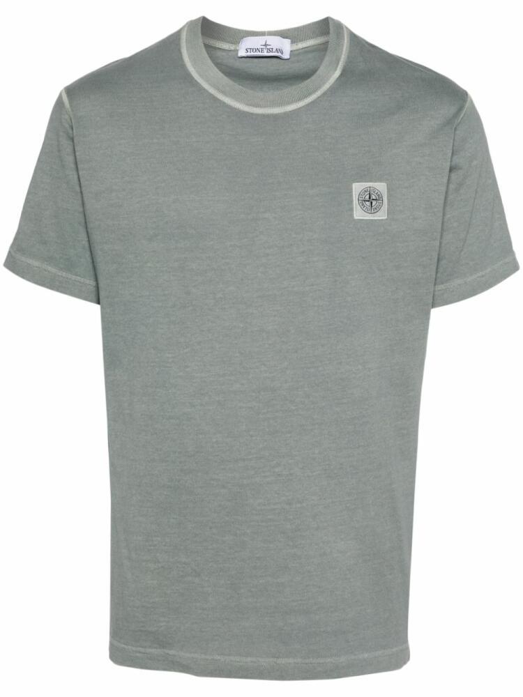 Stone Island Compass-patch T-shirt - Grey Cover