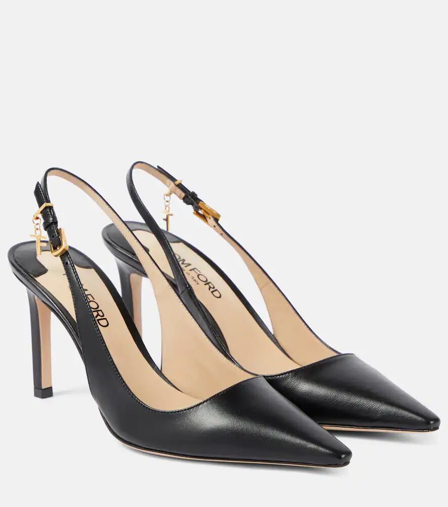 Tom Ford Leather slingback pumps Cover