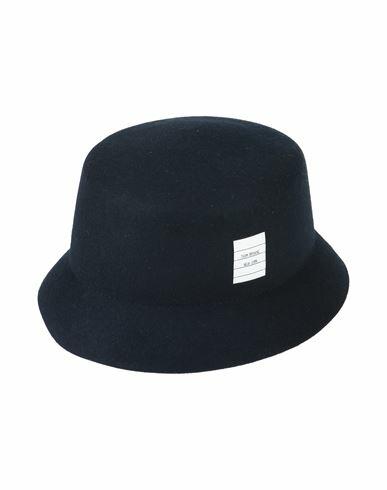 Thom Browne Man Hat Midnight blue Wool Cover