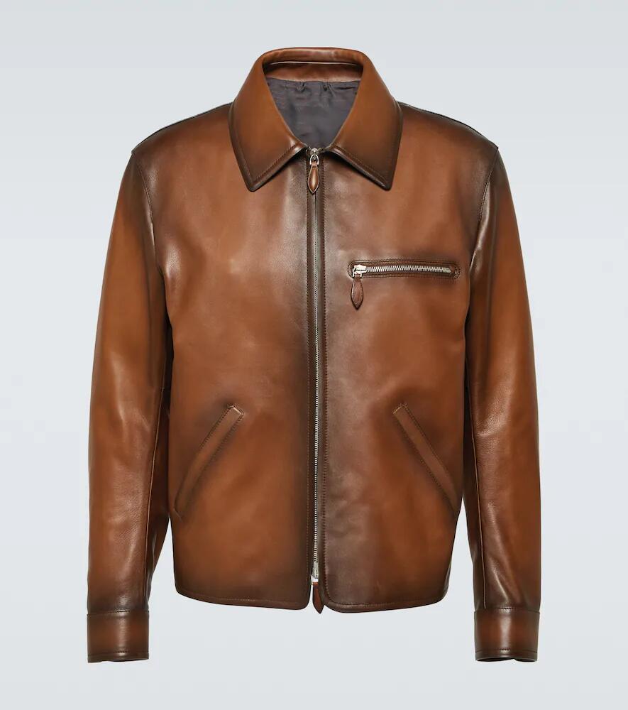 Berluti Patina 1 Jour leather blouson jacket Cover