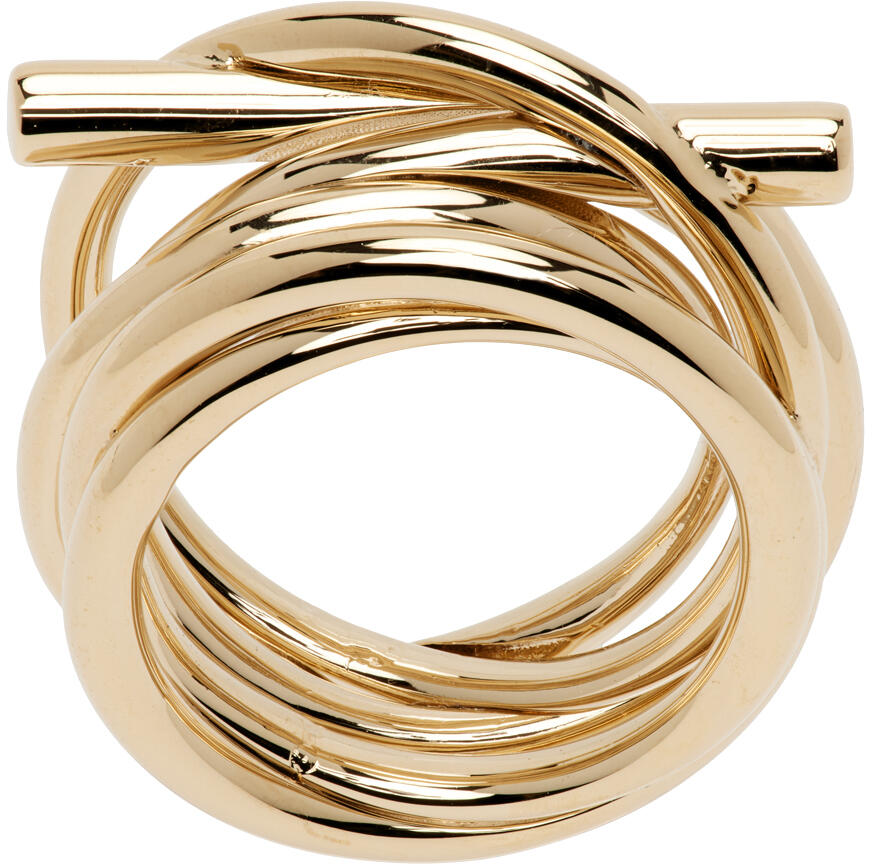 Ferragamo Gold Gancini Ring Cover