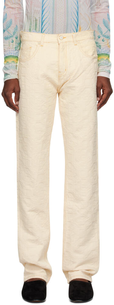 Casablanca Off-White Monogram Jeans Cover