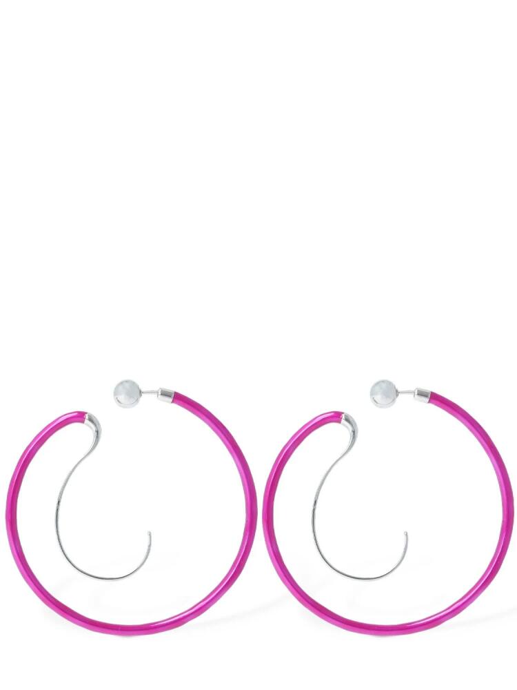 PANCONESI Upside Down M Hoop Earrings Cover