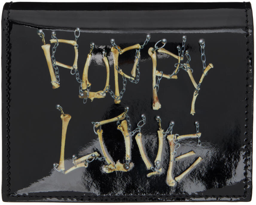 Vivienne Westwood Black 'Puppy Love' Wallet Cover