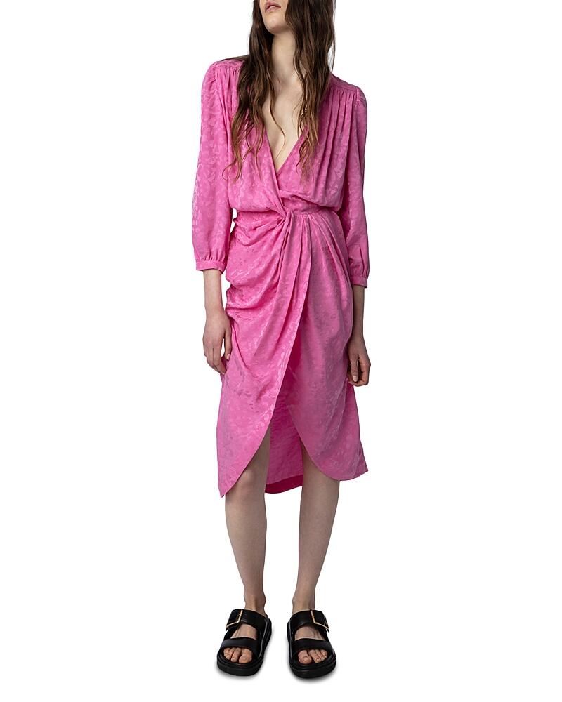 Renew Silk Jacquard Draped Dress Cover