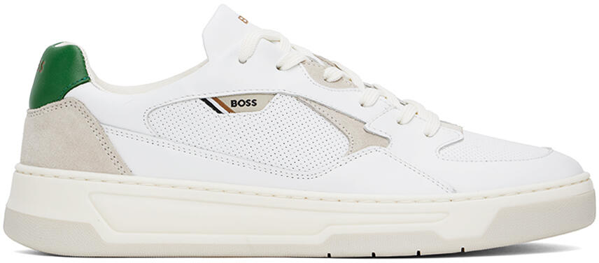 BOSS White Aiden Sneakers Cover