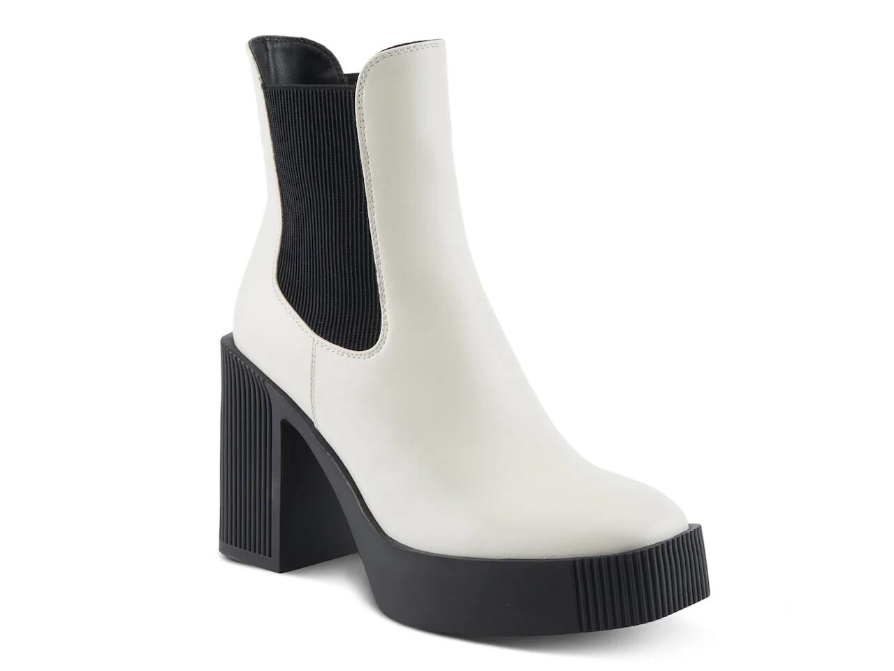 Azura Vloaceous Platform Chelsea Boot | Women's | Bone Cover