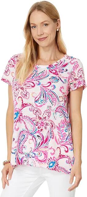 Lilly Pulitzer Etta Scoop Neck (Coconut Flitting About) Women's Clothing Cover