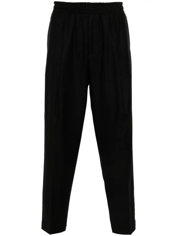 Briglia 1949 elasticated-waist tapered trousers - Black Cover