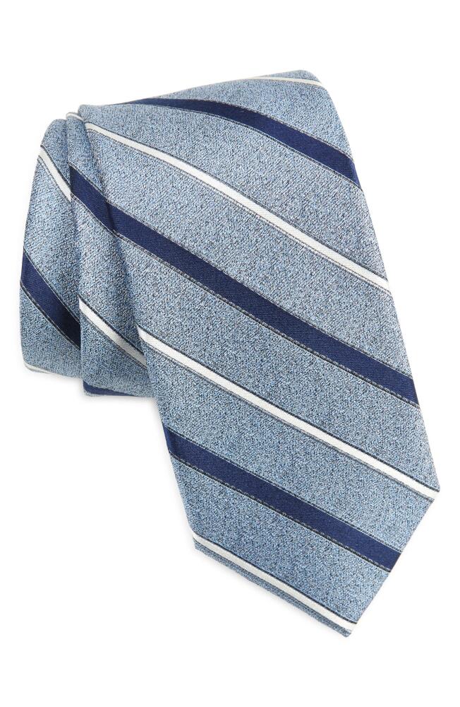 Nordstrom Toderi Stripe Silk Tie in Blue Cover