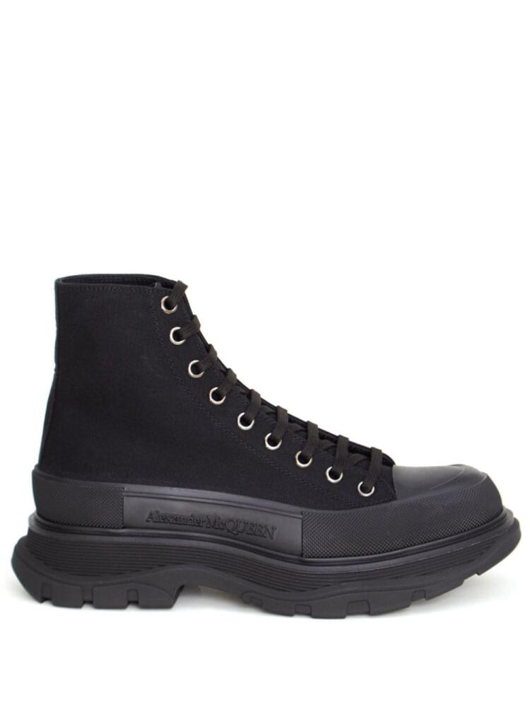 Alexander McQueen Tread Slick high-top sneakers - Black Cover