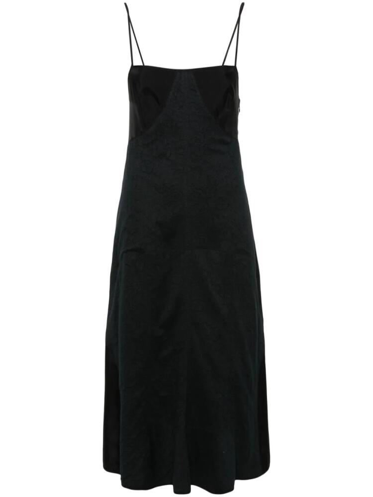 Jil Sander floral-lace midi dress - Black Cover