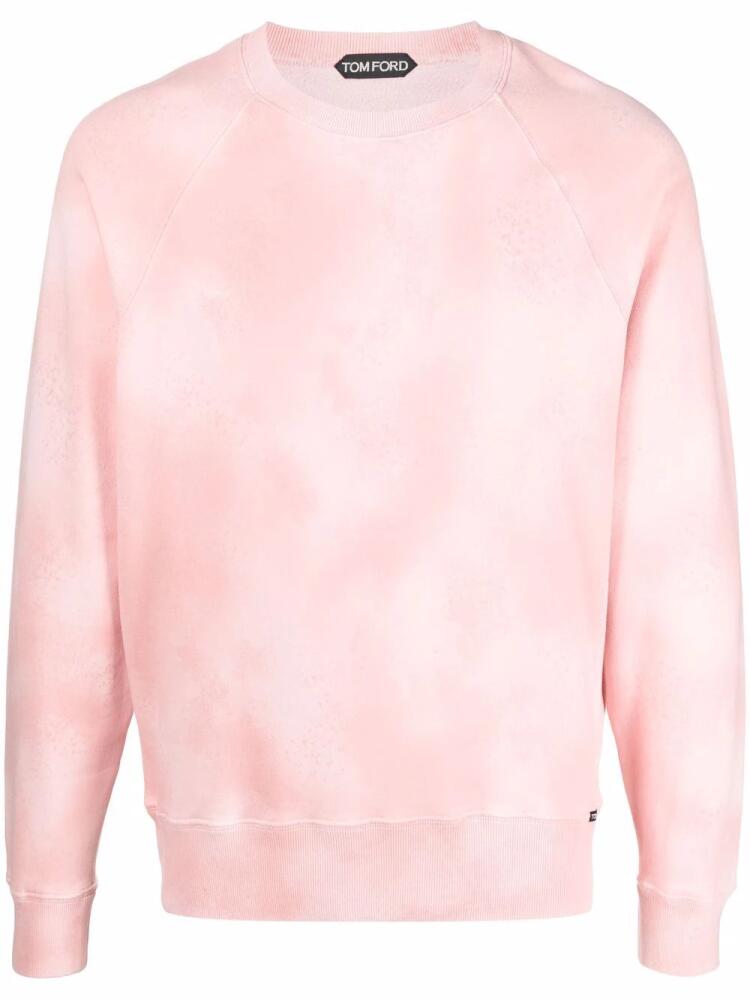 TOM FORD tie dye -print sweatshirt - Pink Cover