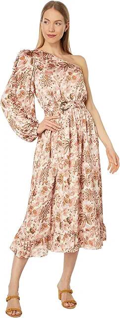 en saison Skye Midi Dress (Dusty Pink) Women's Clothing Cover