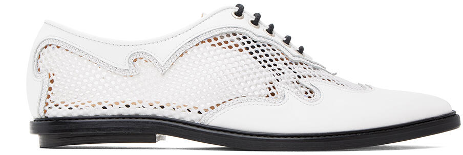 Toga Pulla White Lace-Up Oxfords Cover