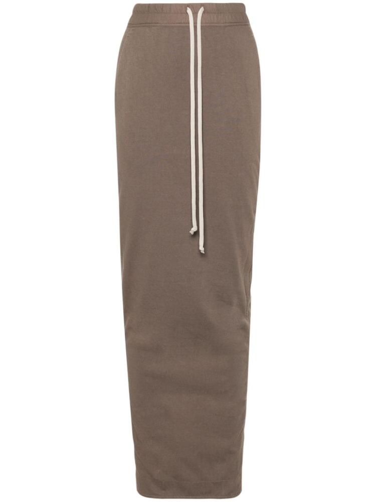 Rick Owens DRKSHDW Pillar maxi skirt - Brown Cover