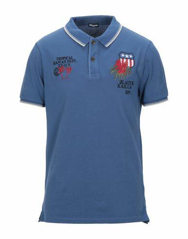 Blauer Man Polo shirt Blue Cotton Cover