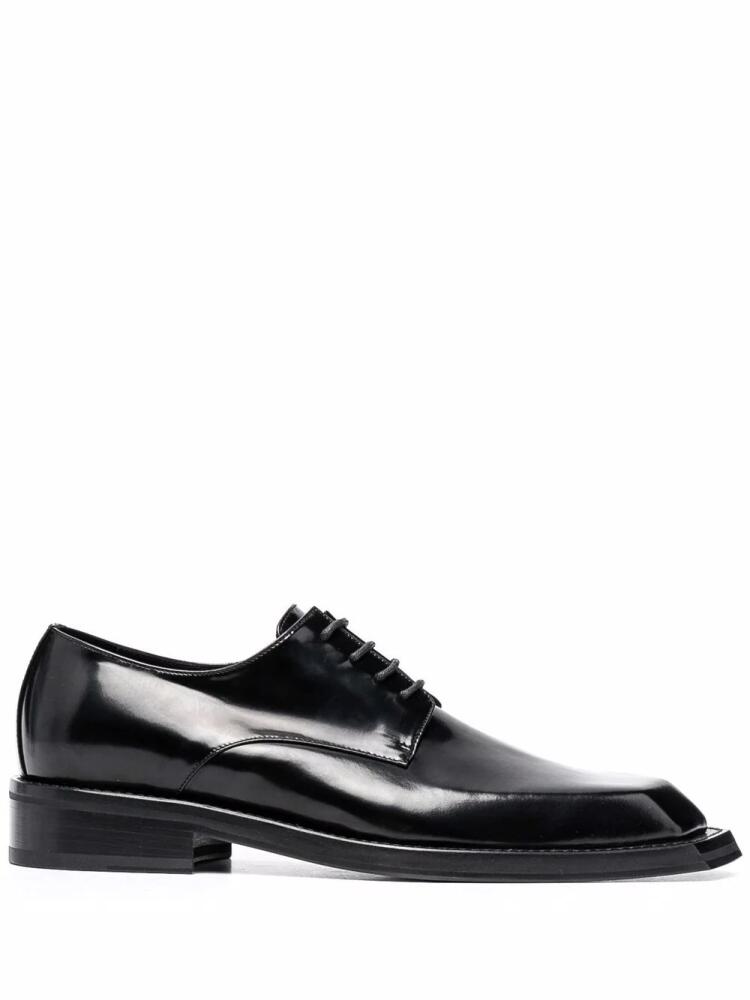 Martine Rose angled-toe Derby shoes - Black Cover