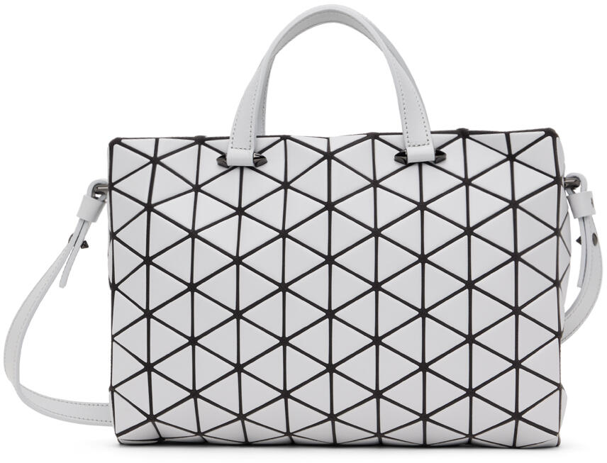 BAO BAO ISSEY MIYAKE Gray Tonneau Matte Tote Cover