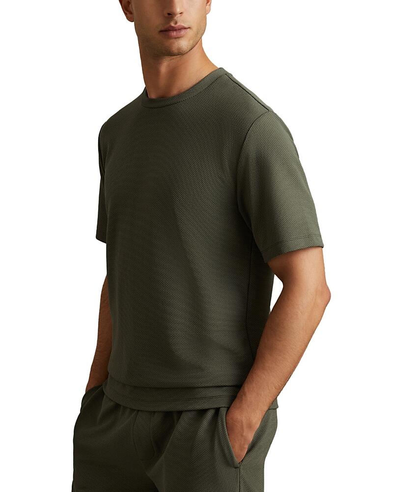 Reiss Wick Nylon Stretch Textured Tee Cover