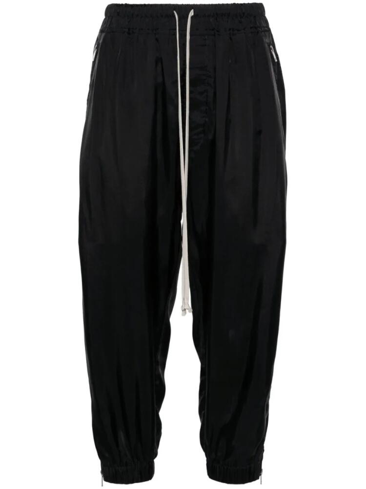 Rick Owens drawstring cropped trousers - Black Cover