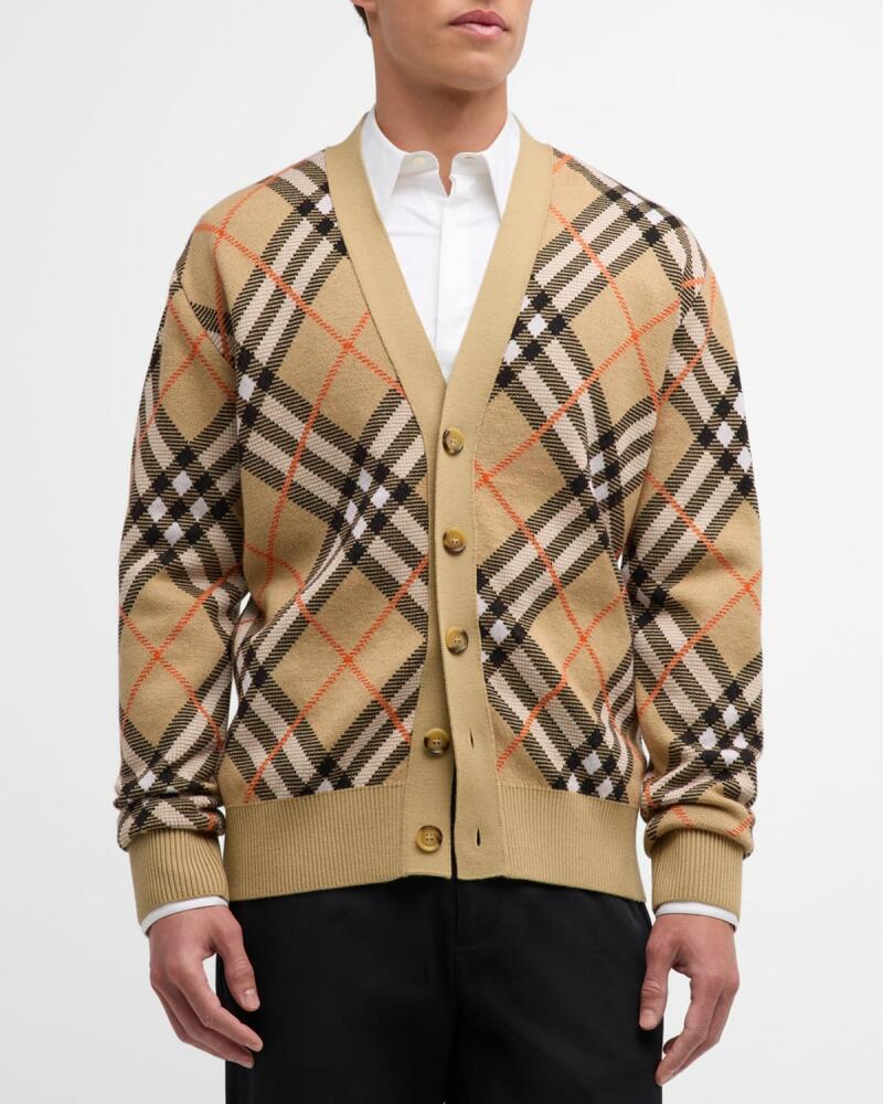 Burberry Men's Vintage Check Cardigan Cover