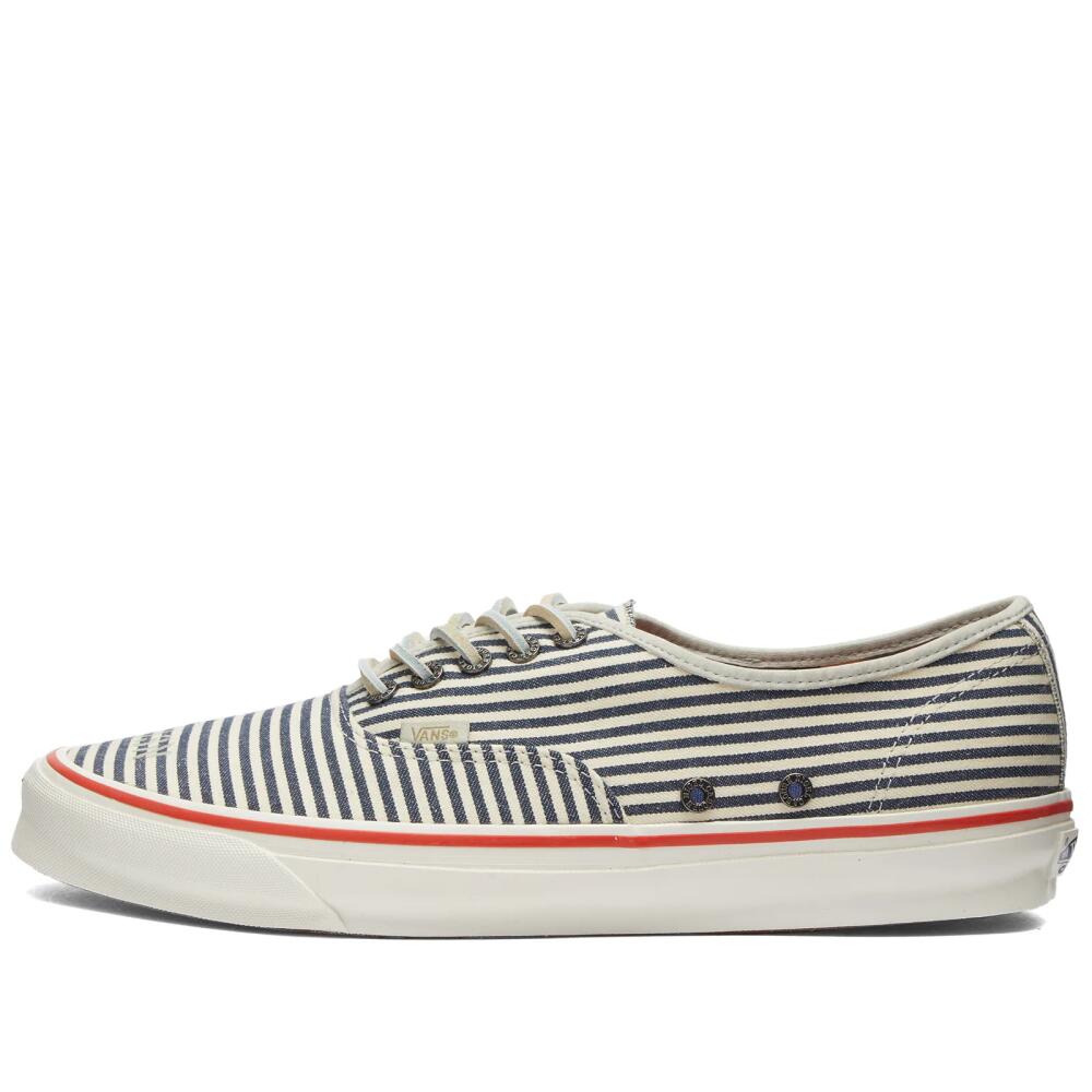 Vans Vault Vans X Nigel Cabourn UA OG Authentic LX Sneakers in Navy Stripe Cover