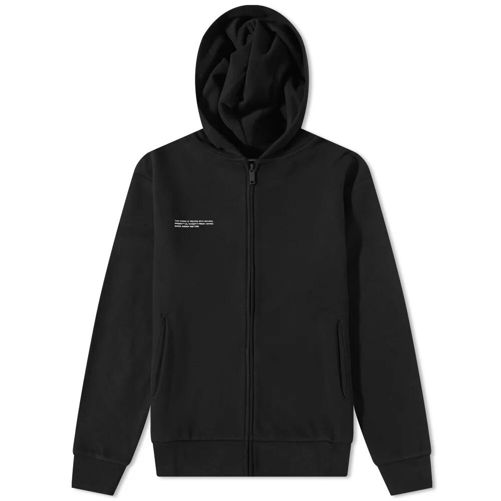 Pangaia 365 Zipped Hoodie in Black Cover