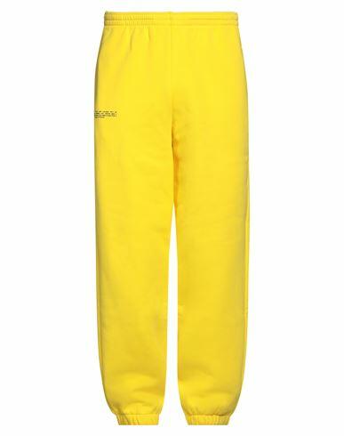 Pangaia Man Pants Yellow Organic cotton, Recycled cotton Cover