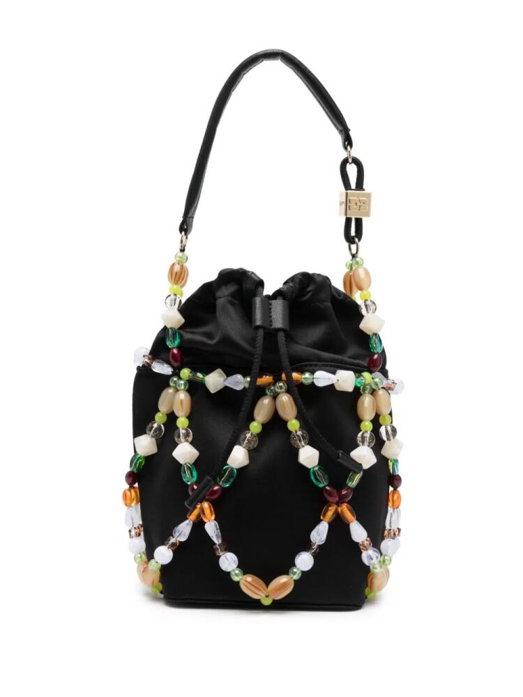 GANNI Beads bucket bag - Black Cover